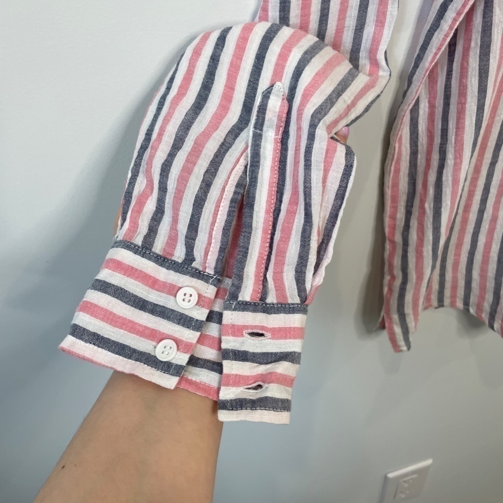 Seven7 Striped Multicolor Button Up - Picture 3 of 10